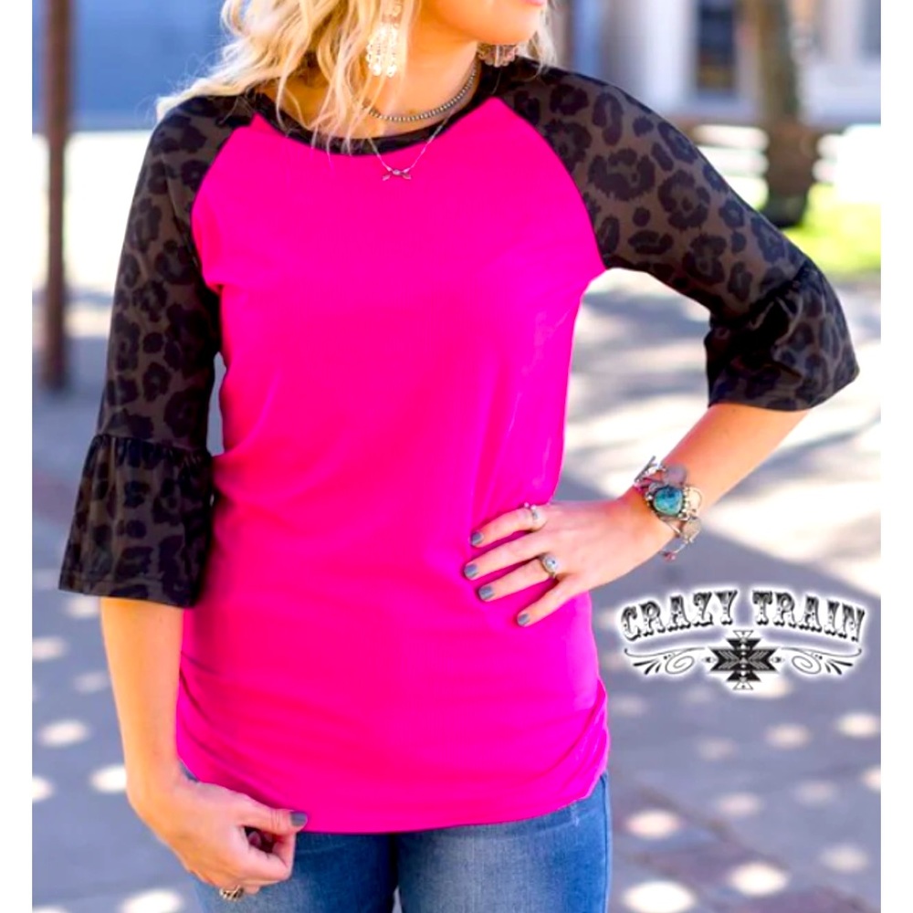 Ragged Ruffle Top Crazy Train